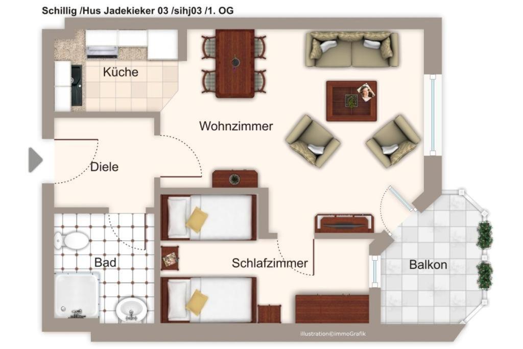 Ferienwohnung Hus Jadekieker Hus Jadekieker 03 Schillig Exterior foto